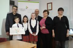  Laureat 1 miejsca w VII edycji Funduszu Toyoty - odebrał symboliczny czek 21 lutego 2017r